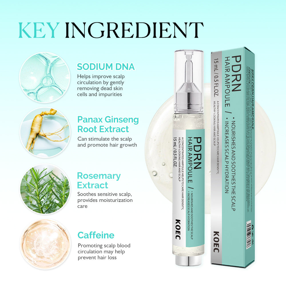 KOEC™ PDRN Hair Renewal Ampoule Serum