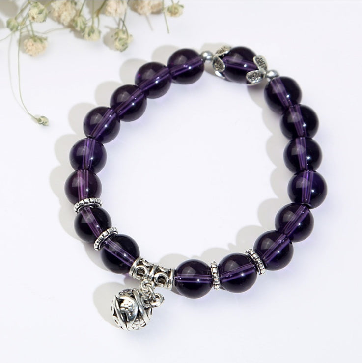 Natural Opal Bead Charm Bracelet