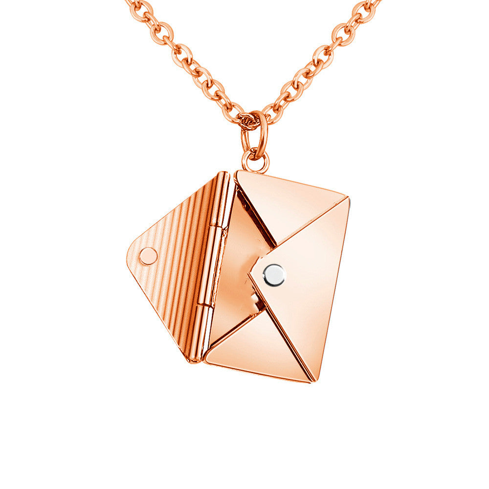 Secret Letter Envelope Necklace