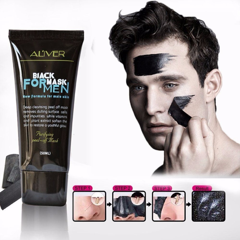 Aliver™ Men’s Charcoal Deep Clean Peel-Off Mask (50g)