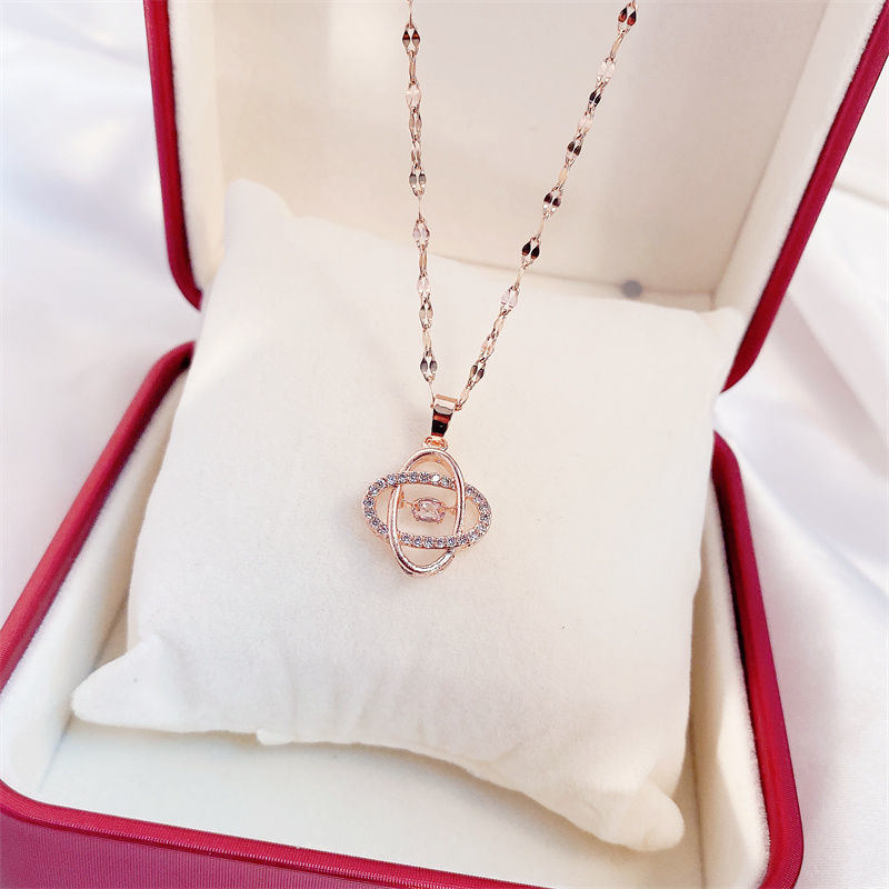 Aurelia Prism Cube Pendant Necklace