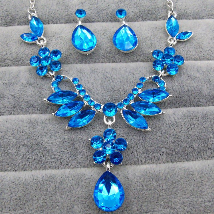 Premium Crystal Drop Jewelry Set