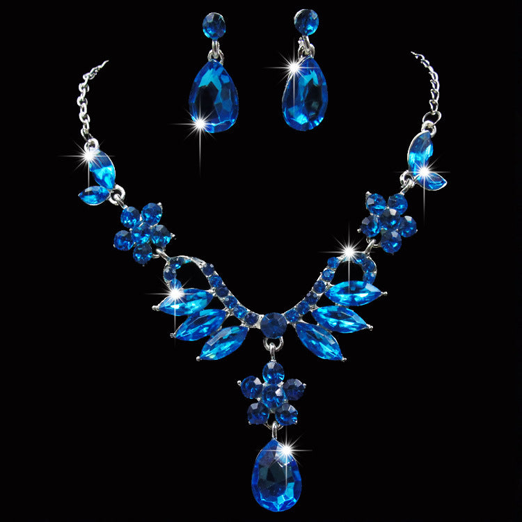 Premium Crystal Drop Jewelry Set