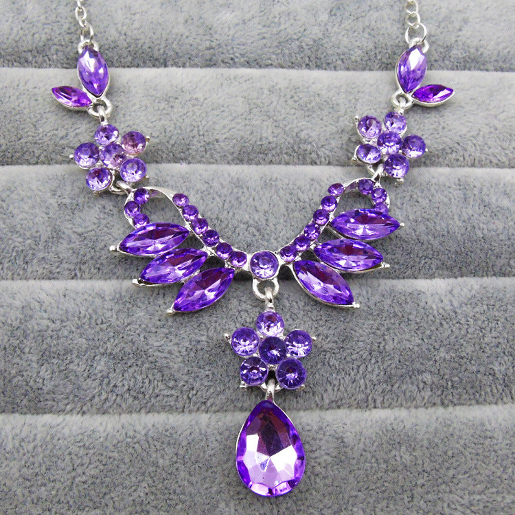 Premium Crystal Drop Jewelry Set