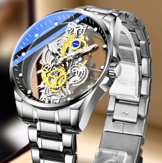 EMPYRE™ Gold Skeleton Watch