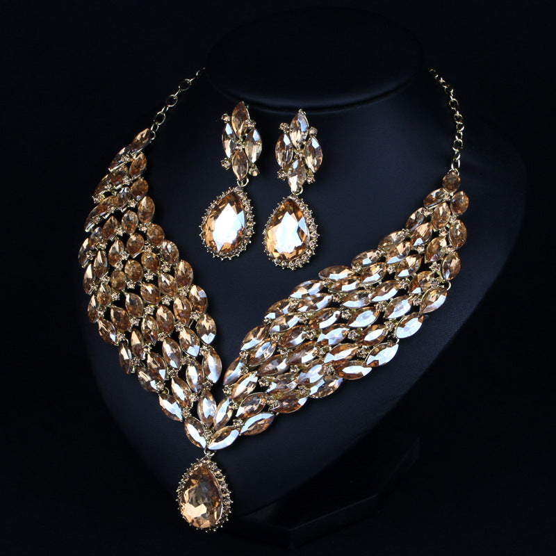 Royal Emerald Crystal Jewelry Set