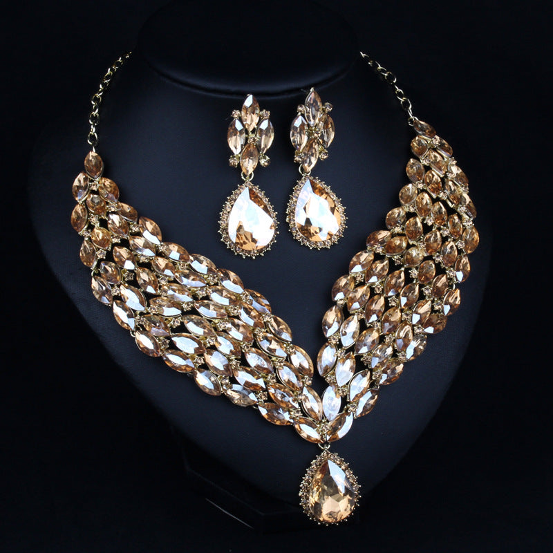 Royal Emerald Crystal Jewelry Set