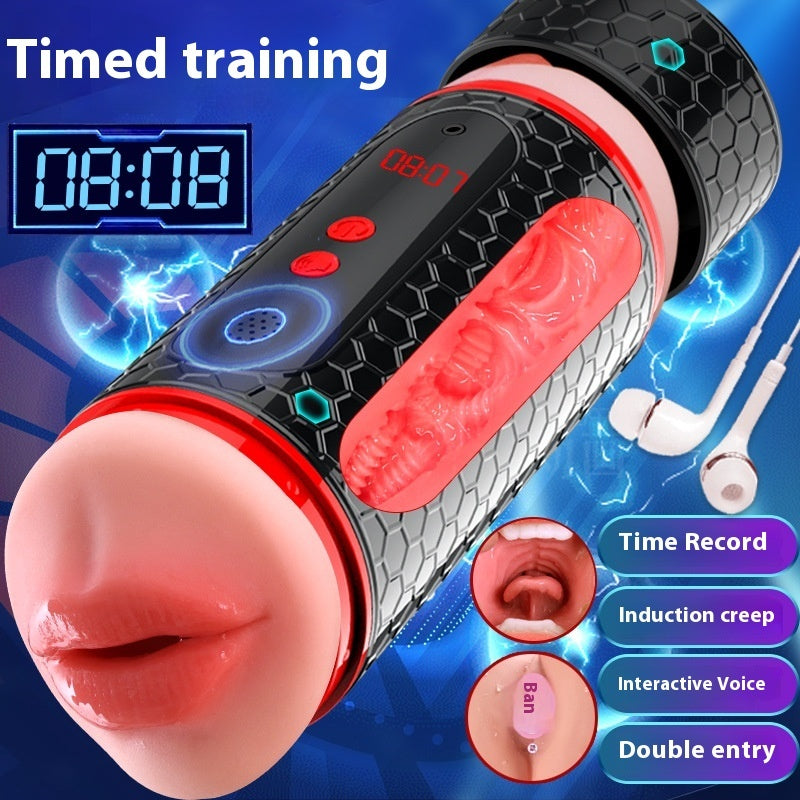 Smart Dual-Channel Masturbation Device – Pro Interactive Edition
