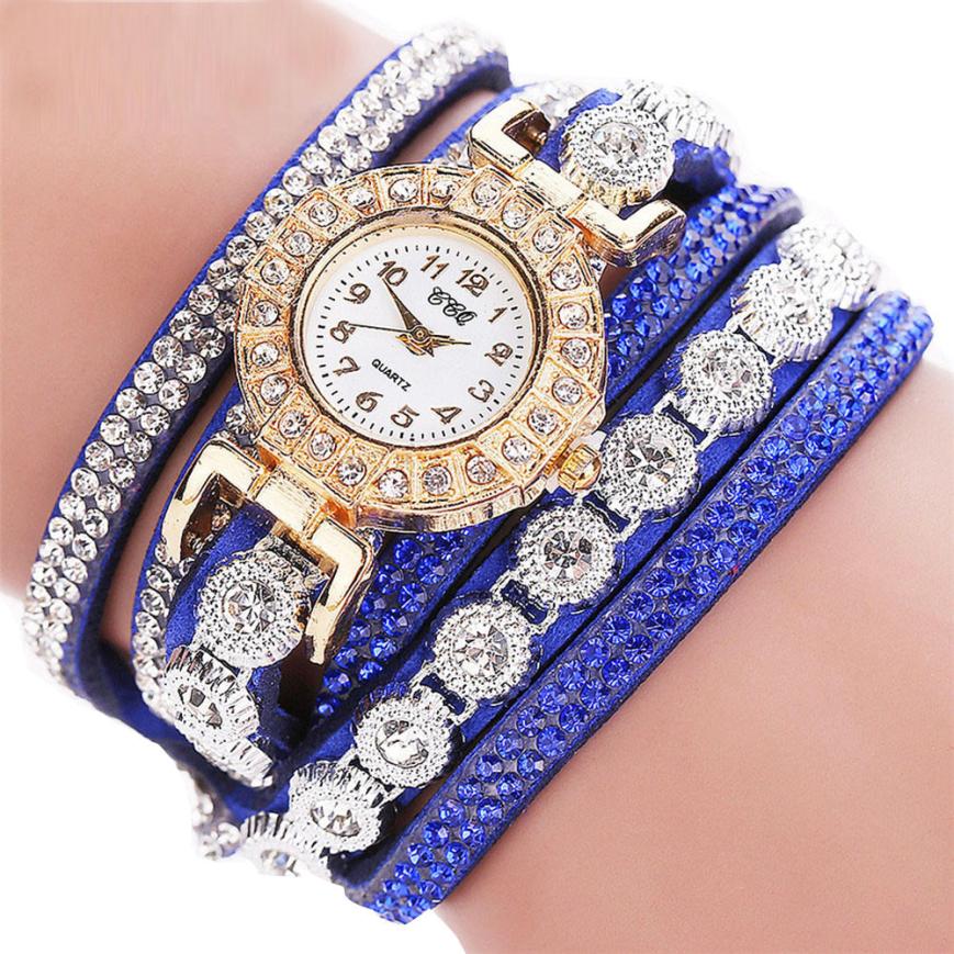 VELMORÉ Crystal Wrap Bracelet Watch (Luxury Fashion Edition)