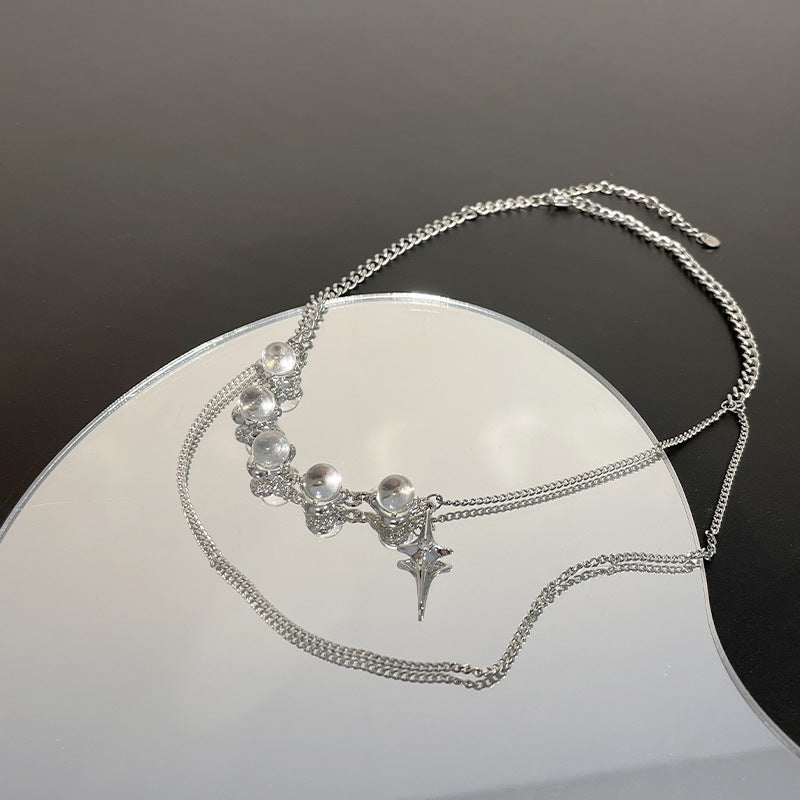 Noctéra Crystal Edge Necklace