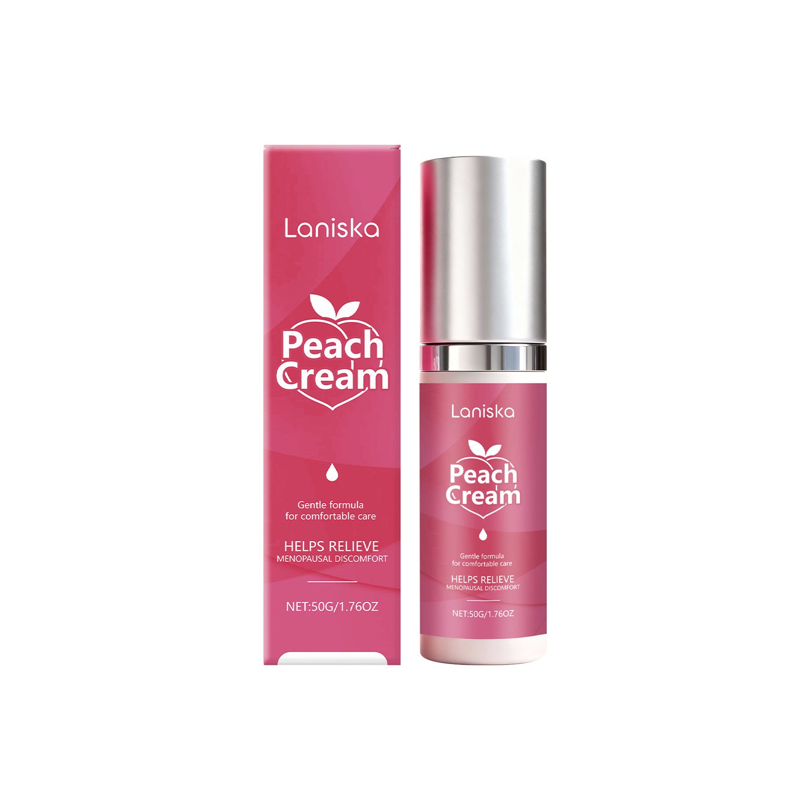 Laniska Peach Intimate Care Moisturizing Cream – Gentle Hydration & Comfort Formula (50g)