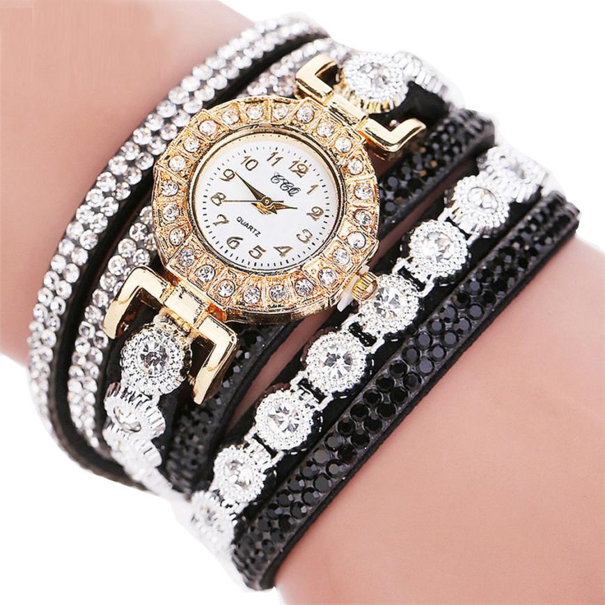 VELMORÉ Crystal Wrap Bracelet Watch (Luxury Fashion Edition)