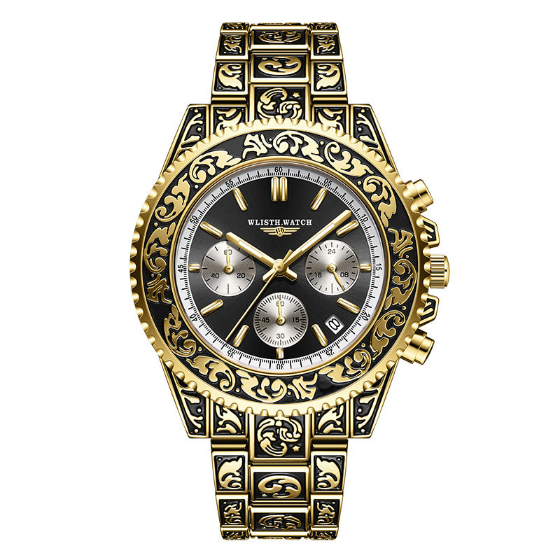 VELTORA™ Royal Obsidian Chronomaster