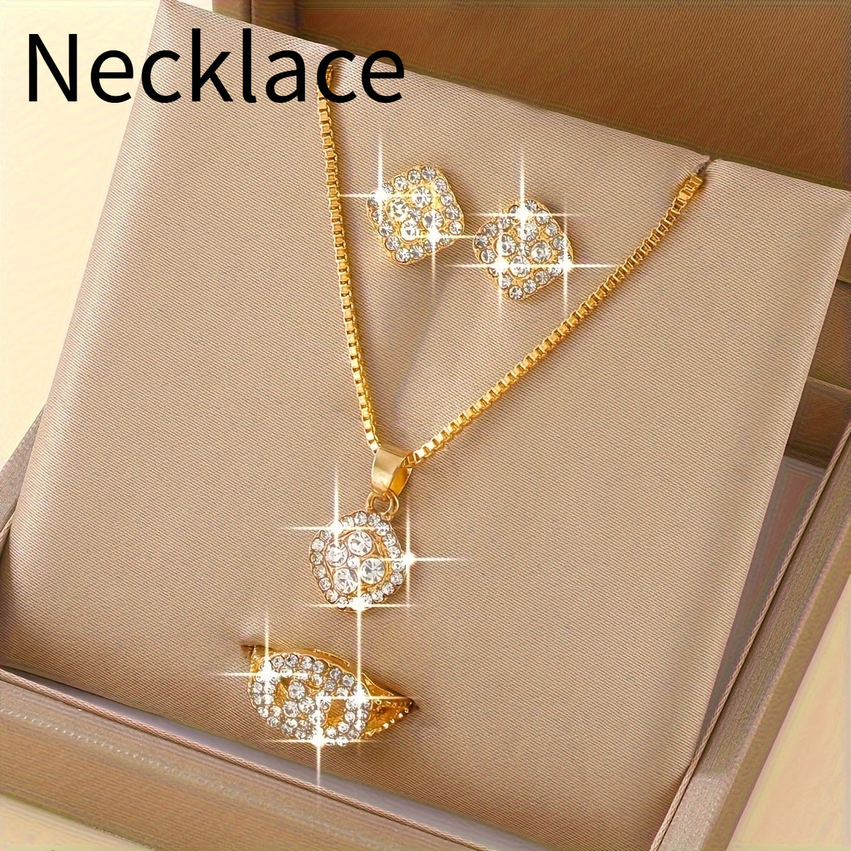 Luxury Jewelry Set – Elegant 3-Piece Collection
