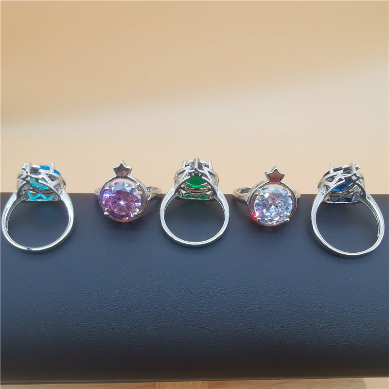 Emerald Crystal Luxury Jewelry Set – 4PCS Platinum Collection