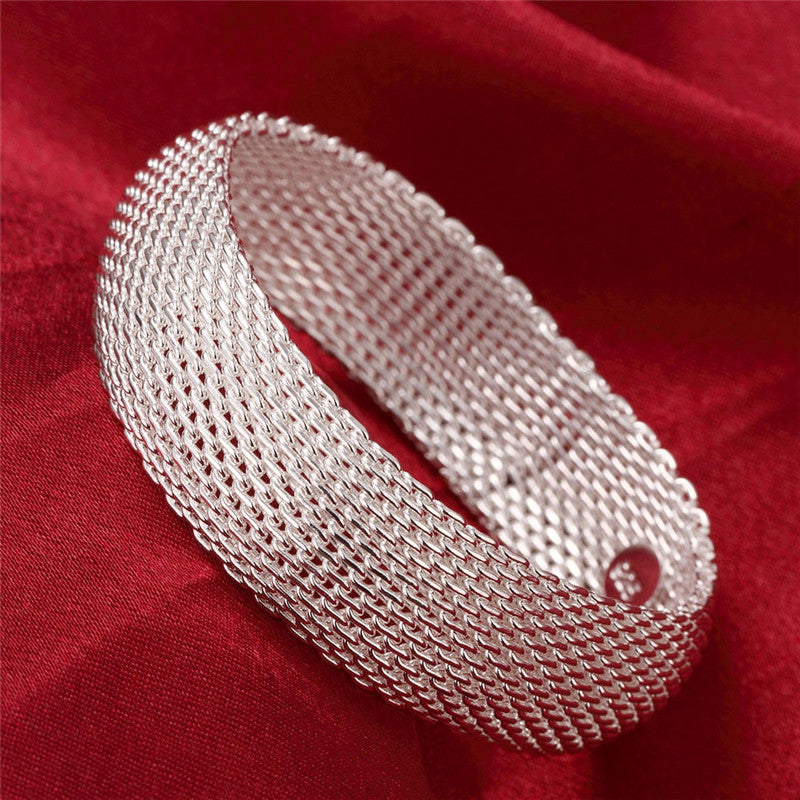Silver Mesh Luxe Bracelet