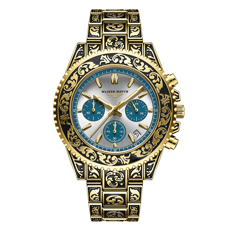 VELTORA™ Royal Obsidian Chronomaster