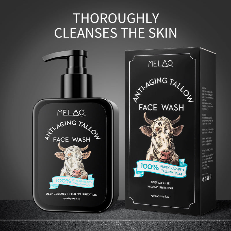 MELAO-Men’s Tallow Deep Clean Face Wash