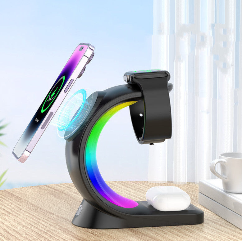 3-in-1 Magnetic Wireless Charger – Smart Charging Station