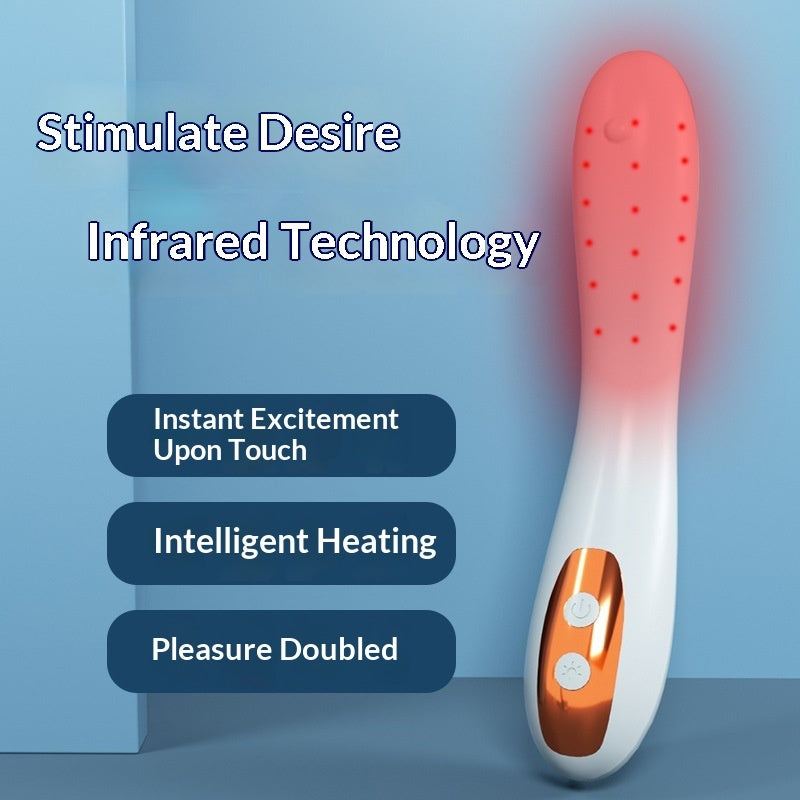 Playful Tease Infrared Vibration Massager – Intelligent Heating Relaxation Device