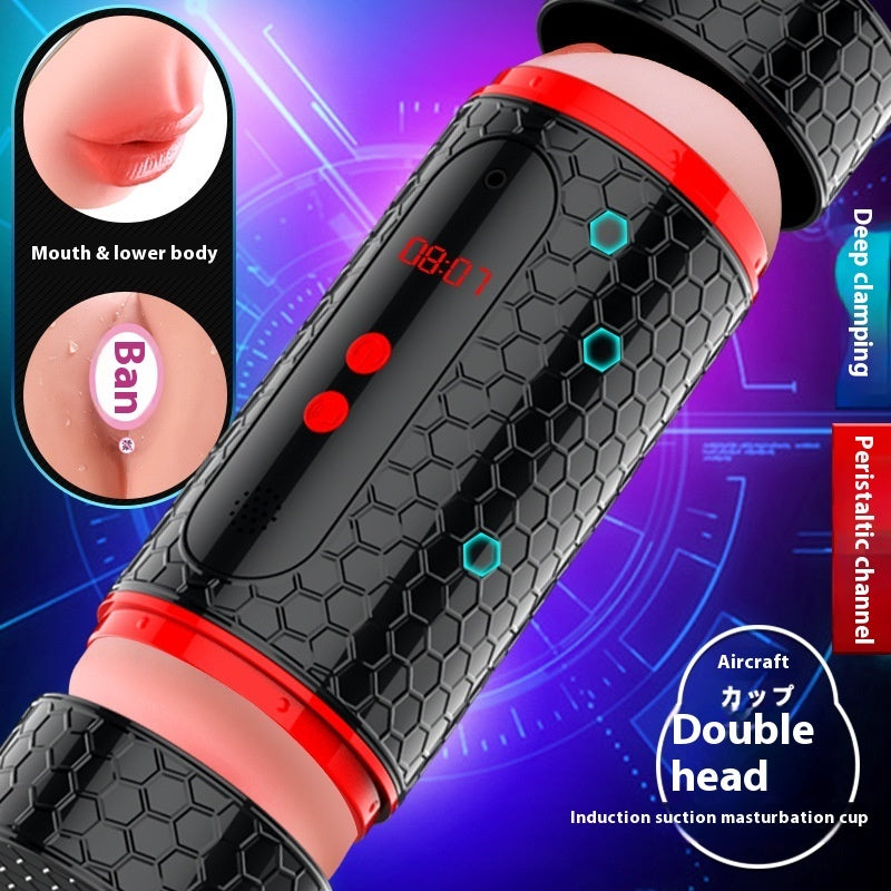 Smart Dual-Channel Masturbation Device – Pro Interactive Edition