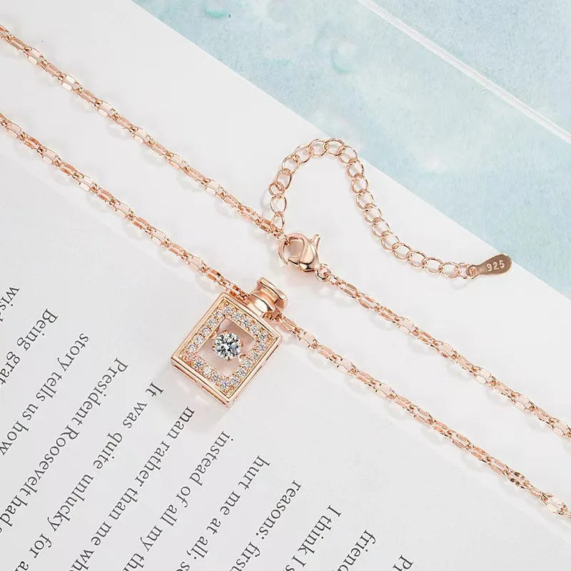 Aurelia Prism Cube Pendant Necklace