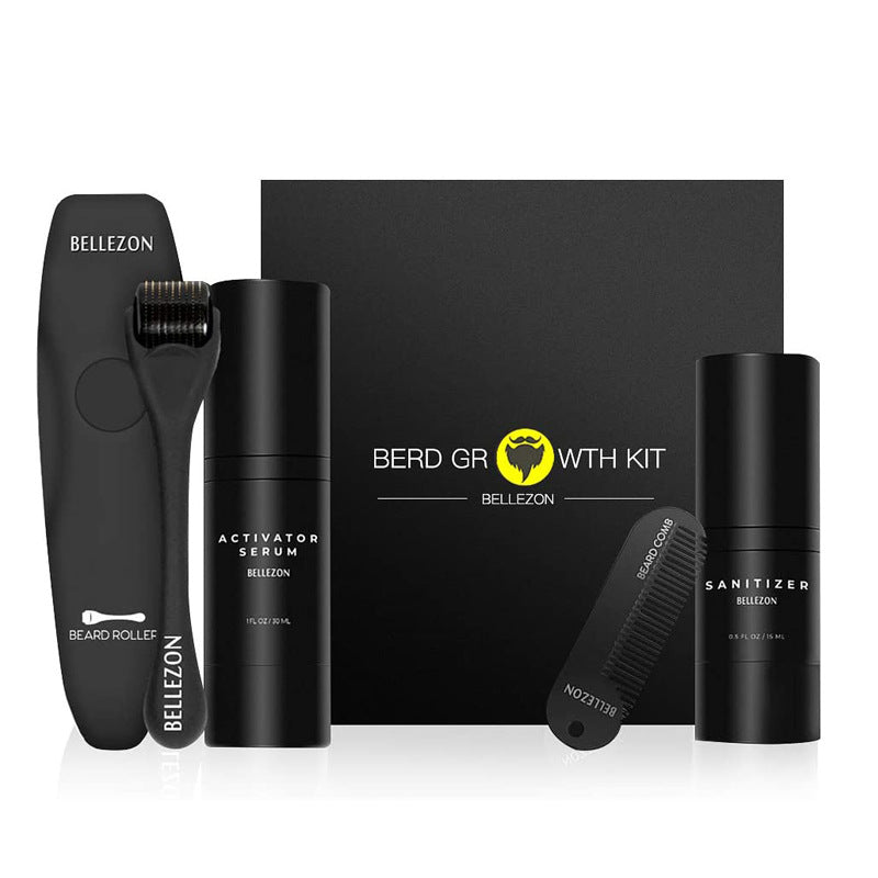 BELLEZON Beard Growth Kit – Advanced Microneedle Beard Growth System