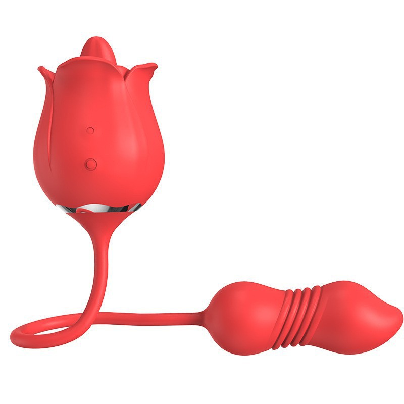 S-HANDE Rose Tongue Licking Massager – Rechargeable Intimate Wellness Stimulator