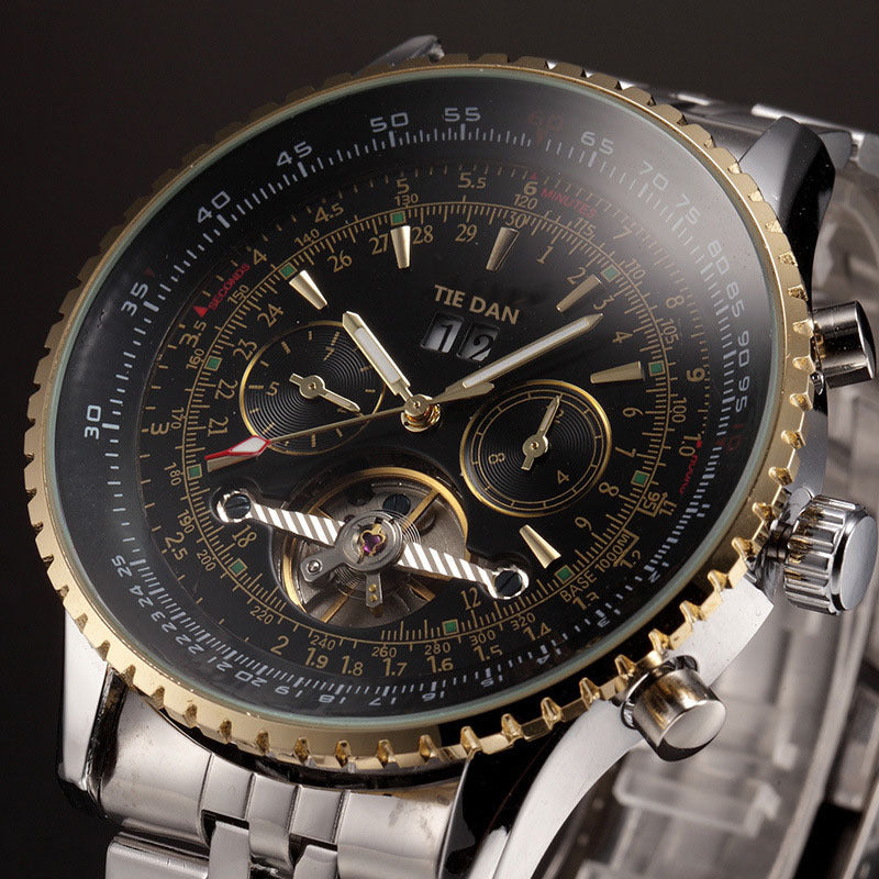 TIE DAN™ Moonphase Luxury Quartz Watch