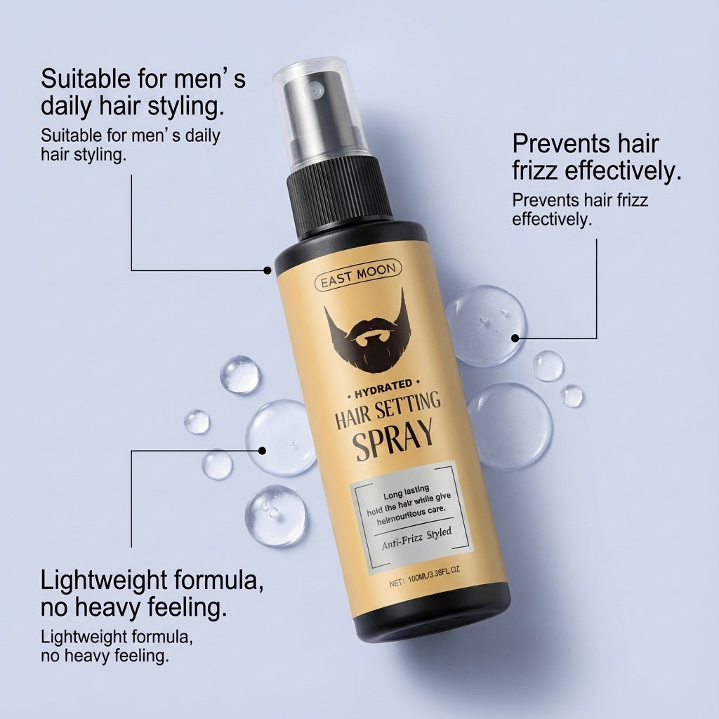 EAST MOON™ Hydrated Hair Setting Spray (Long-Lasting | Anti-Frizz)