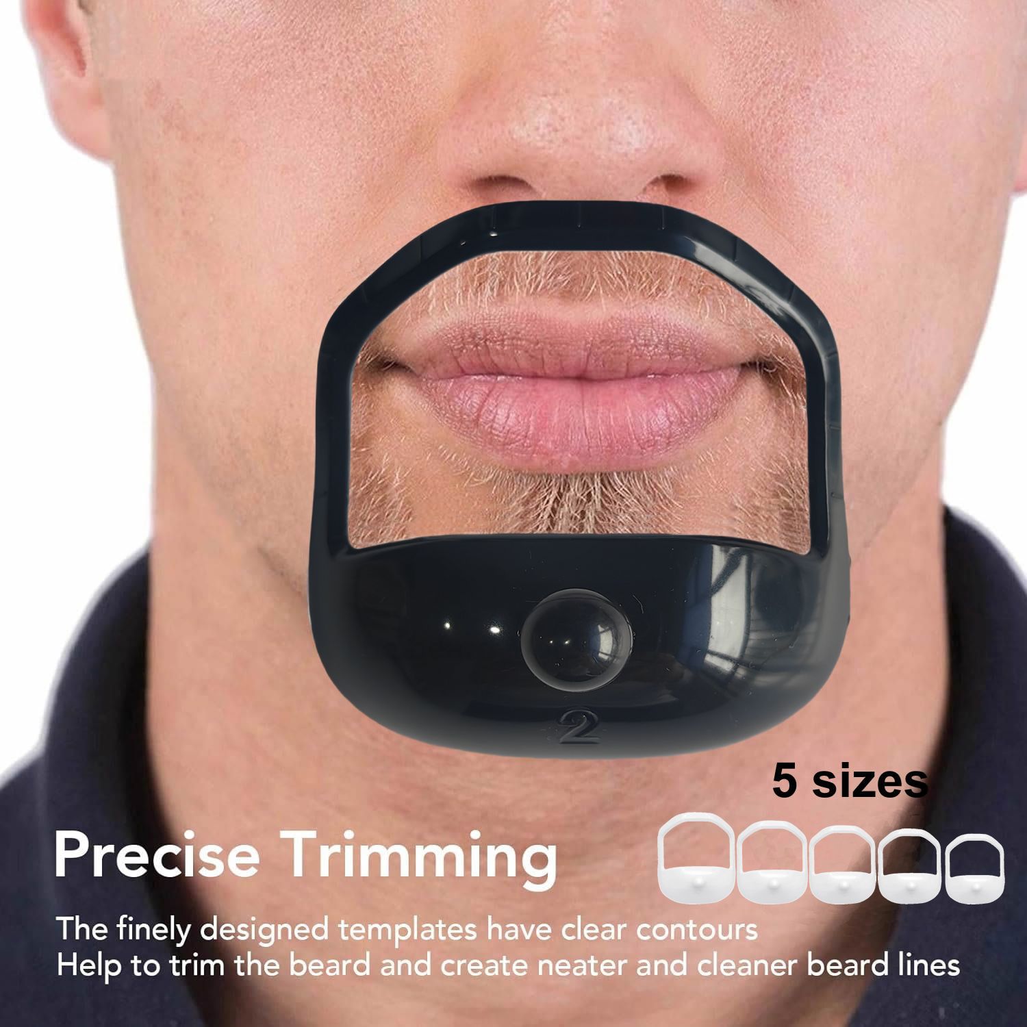 Beard Guide Shaper Kit – Perfect Beard Line Tool (5pcs)