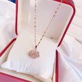 Aurelia Prism Cube Pendant Necklace