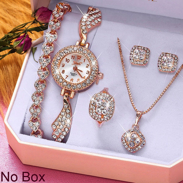 Luxury Watch & Jewelry Gift Set