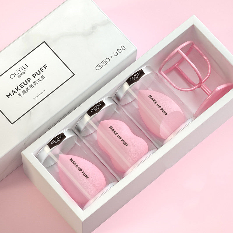 OUYILI™ Premium Makeup Puff Set with Drying Stand