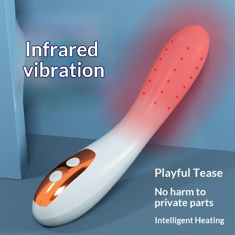 Playful Tease Infrared Vibration Massager – Intelligent Heating Relaxation Device