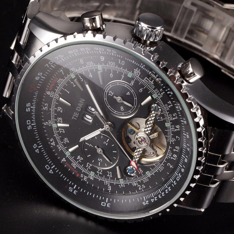 TIE DAN™ Moonphase Luxury Quartz Watch