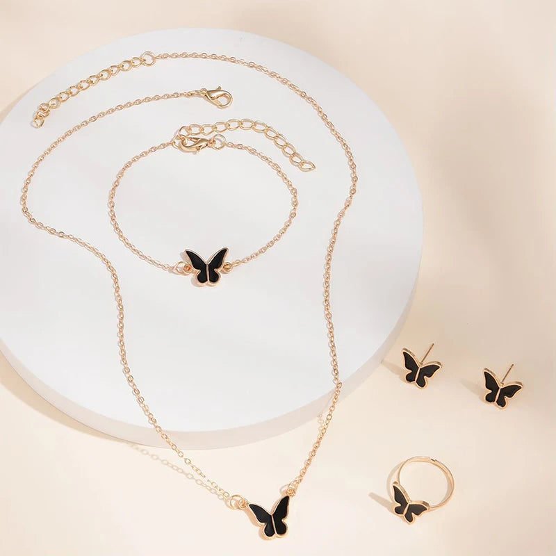 Luxury Butterfly Jewelry Set