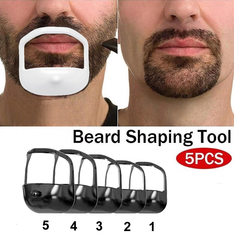 Beard Guide Shaper Kit – Perfect Beard Line Tool (5pcs)