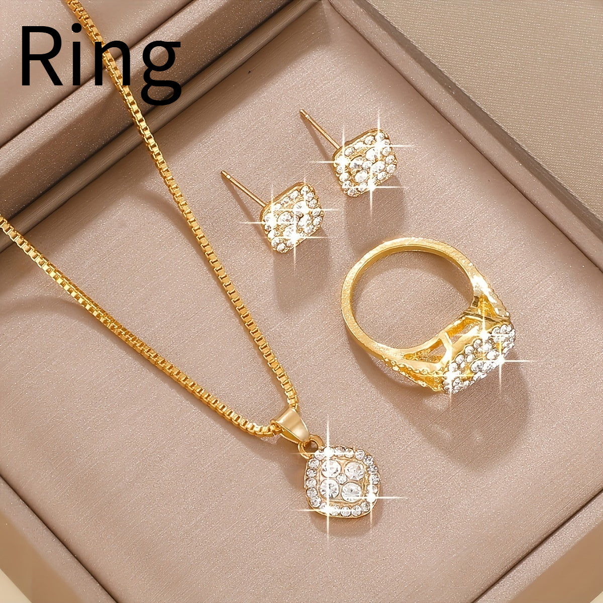 Luxury Jewelry Set – Elegant 3-Piece Collection