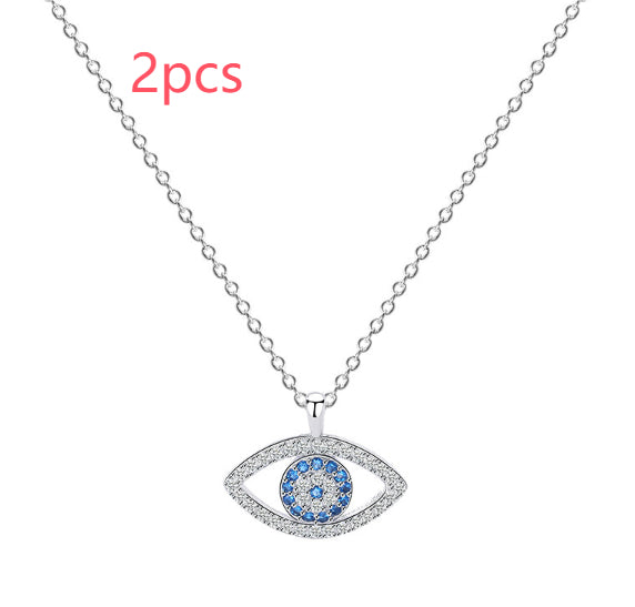 Celestia Demon Eye Silver Necklace