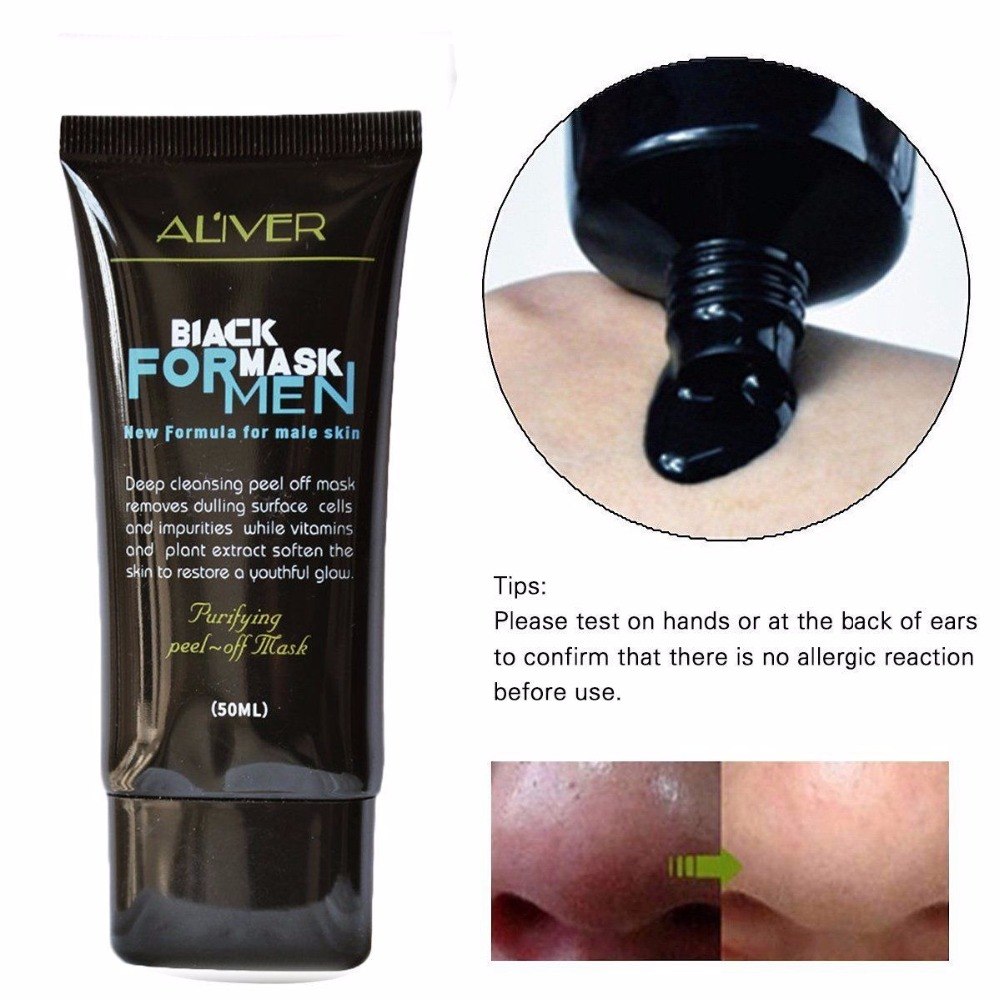 Aliver™ Men’s Charcoal Deep Clean Peel-Off Mask (50g)