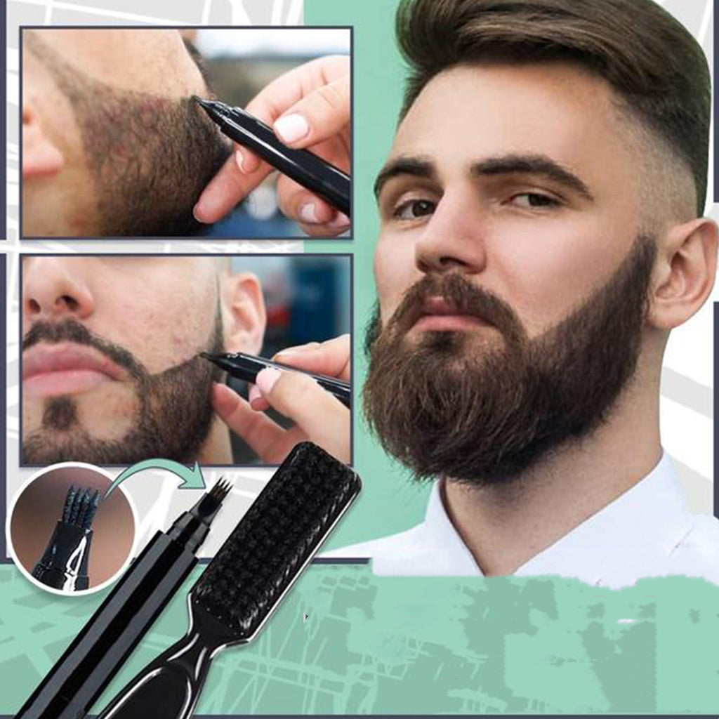 Beard Fill Pen & Brush Set – Instant Beard Thickening Solution