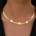 Celestia Star Charm Choker Necklace