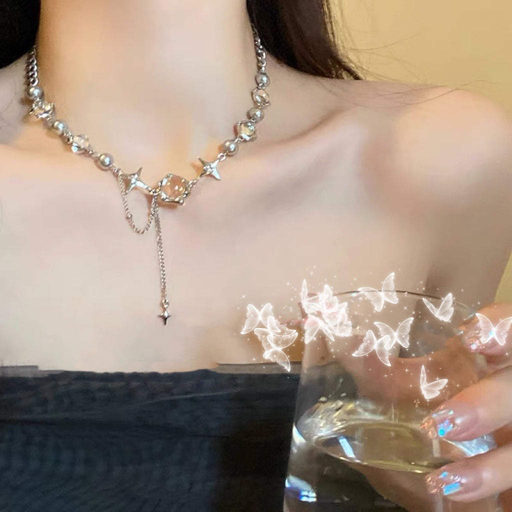 Noctéra Celestial Tassel Necklace