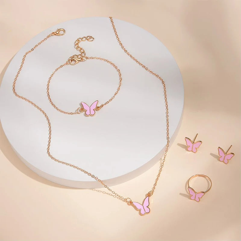 Luxury Butterfly Jewelry Set