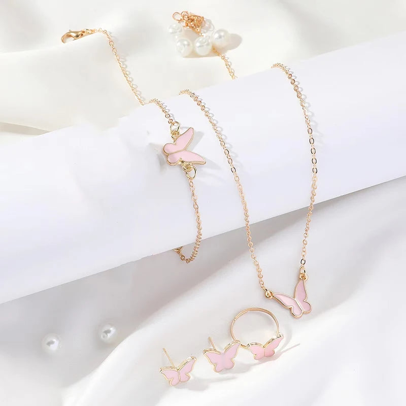 Luxury Butterfly Jewelry Set