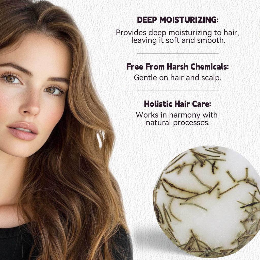 ROSMERA™ Botanical Hair Revival Shampoo Bar