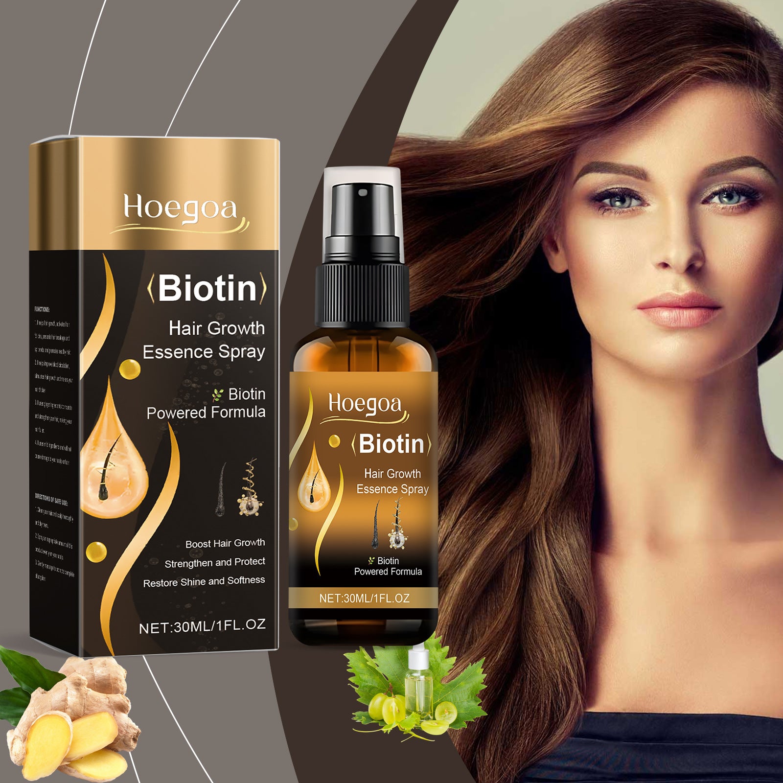 HOEGOA BIOTIN-Professional Hair Fortifying Treatment Spray