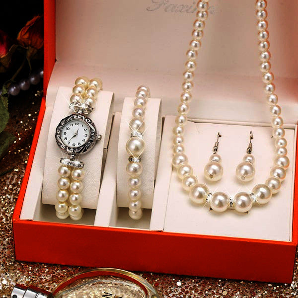 Luxury Watch & Jewelry Gift Set