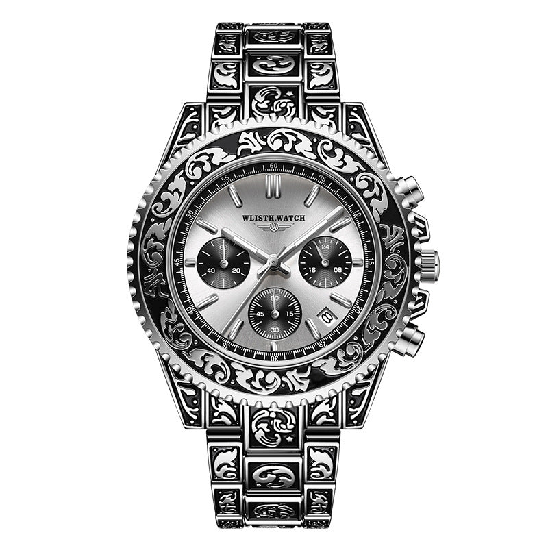 VELTORA™ Royal Obsidian Chronomaster